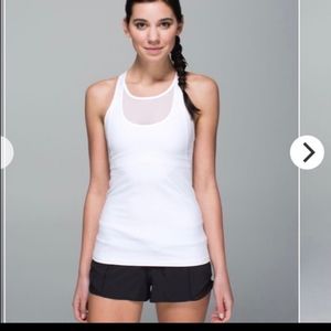 Lululemon Mesh with me white tank 2